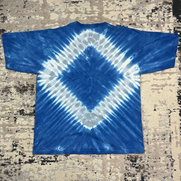 Vintage Lee Sports Tie Dye Chicago Cubs All Over Print Shirt Sz XL Single Stitch - Picture 6 of 11